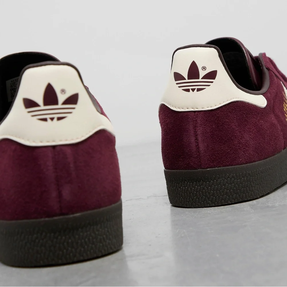 adidas Gazelle Maroon/Chalk White/Gum - Picture 5 of 10